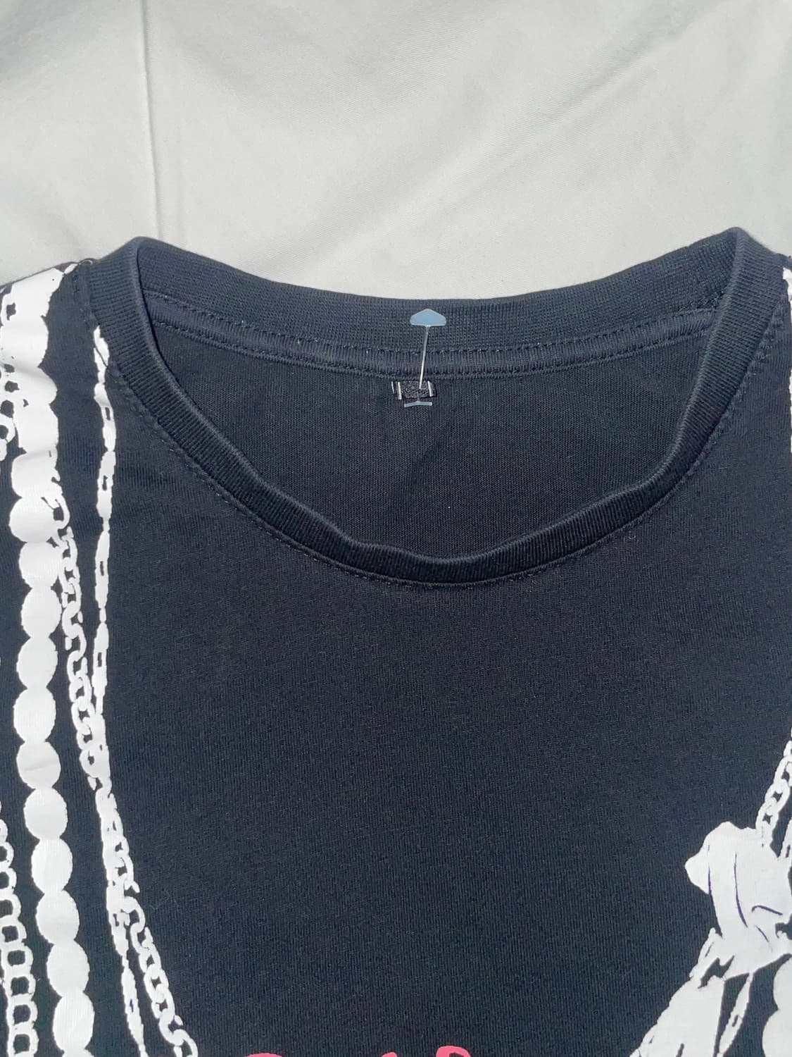 고스 펑크 스타일 맥시멀 프린트 티셔츠 상품이미지4