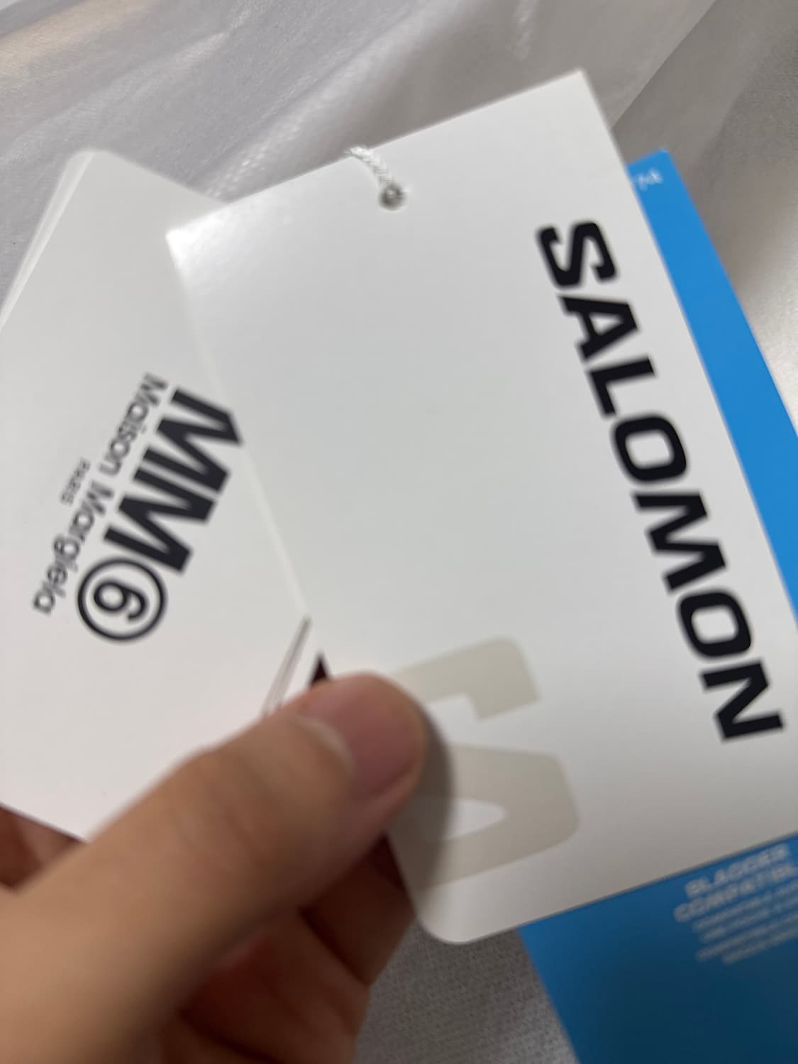 살로몬 x MM6 메종 마르지엘라 XT-15 블랙 백팩 상품이미지3