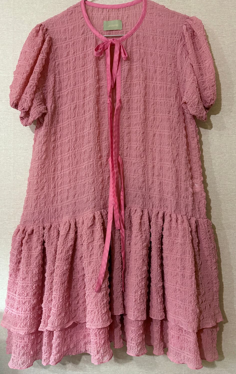 Babydoll Dress (Pink) 상품이미지5