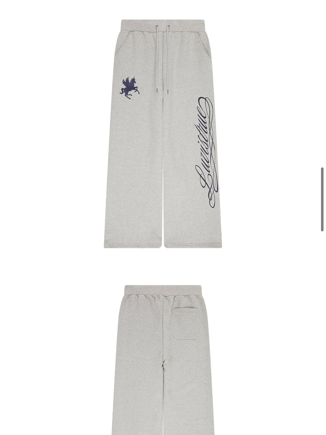 러브이즈트루 UNICORN 트레이닝 세트 그레이 상품이미지2