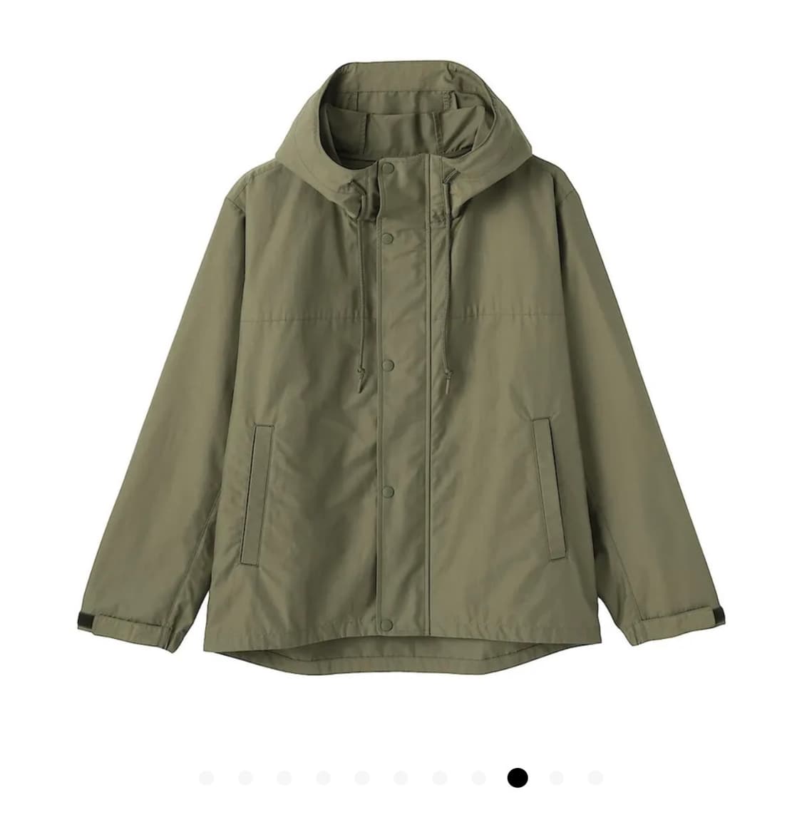 무인양품 발수 마운틴 파카 재킷 카키그린 XL 상품이미지3