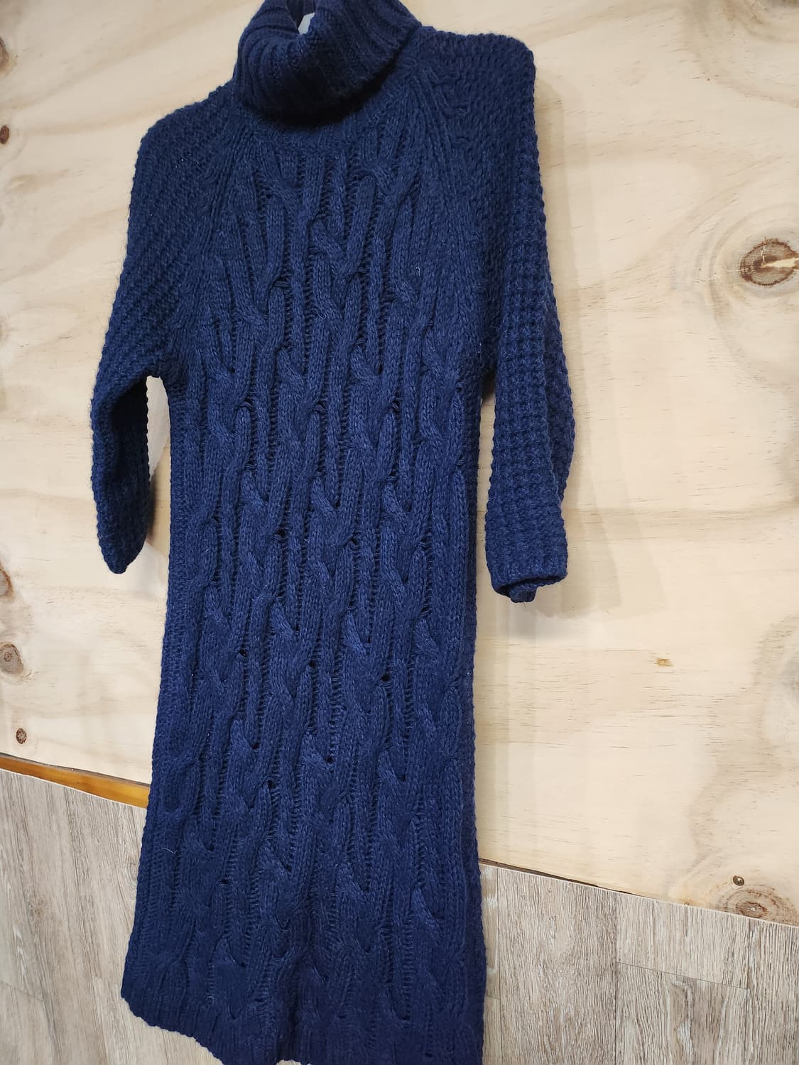 490) 자라 ZARA 터틀넥 니트 원피스 상품이미지4