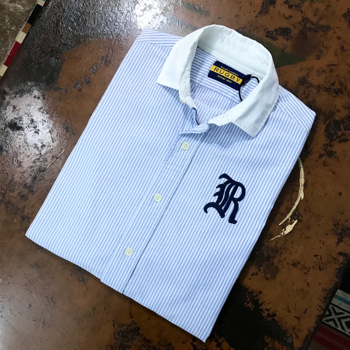 폴로랄프로렌 럭비 소라 스트라이프 옥스포드셔츠 여성 55 66 남성 97 상품이미지1