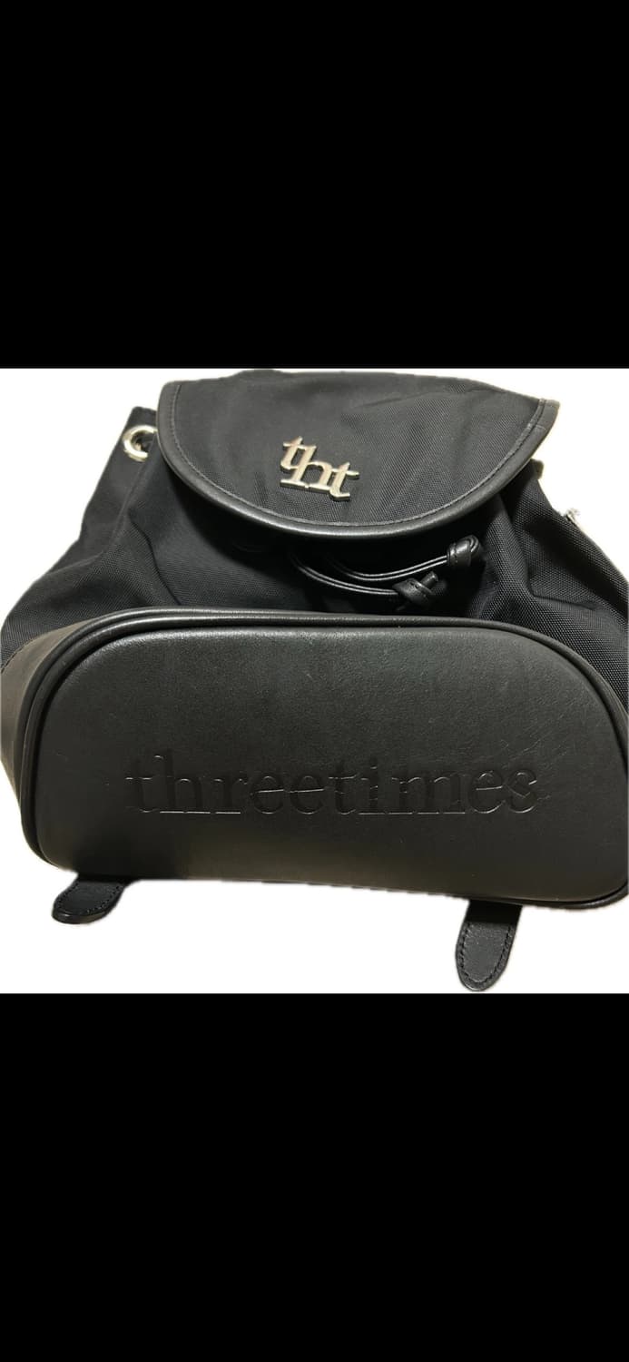 쓰리타임즈 아콘 백팩 블랙 상품이미지2