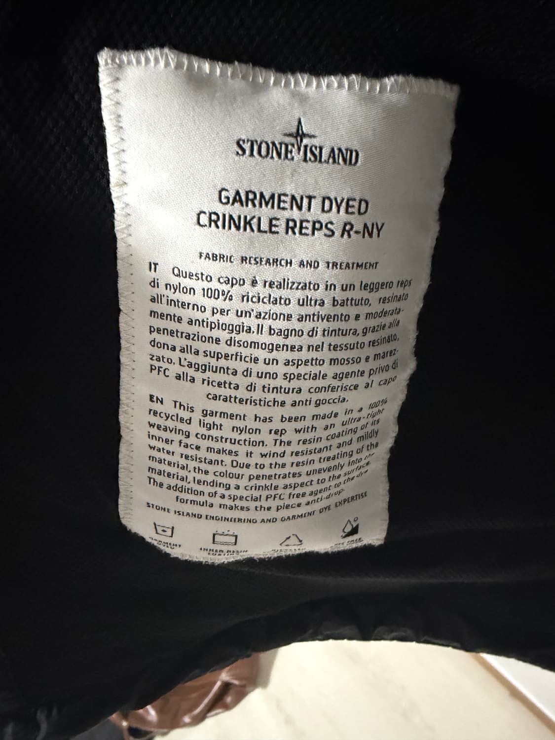 스톤아일랜드 크링클랩스 자켓 24ss XXL(105-110) 국내판 상품이미지8