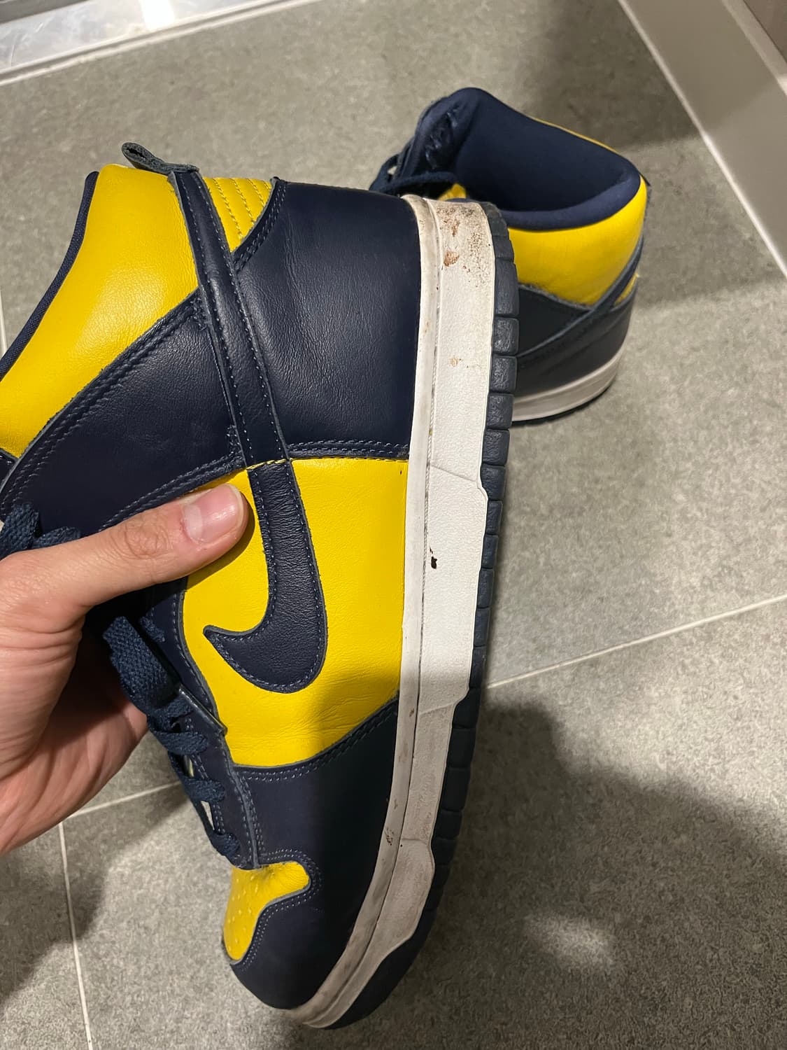 나이키 덩크 하이 미시건 상품이미지3