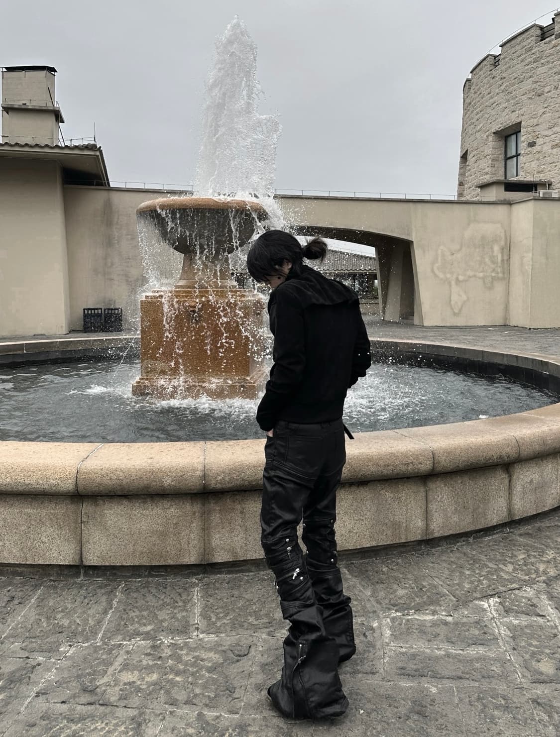 Visual Kei Studded Suede Jacket 상품이미지4