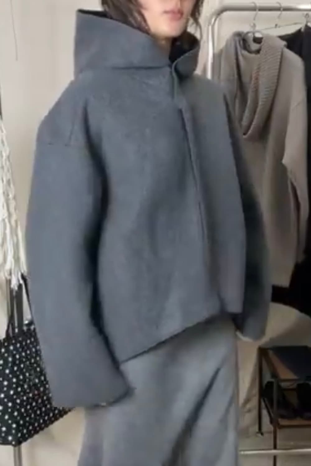 차콜그레이 코트 상품이미지2