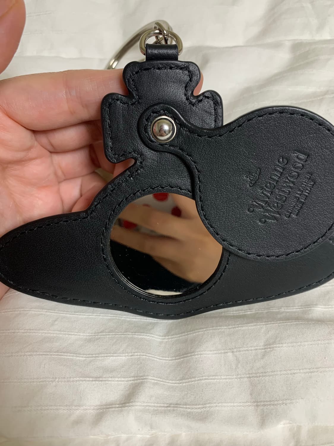 비비안웨스트우드 미러 가죽 키체인 키링 상품이미지2