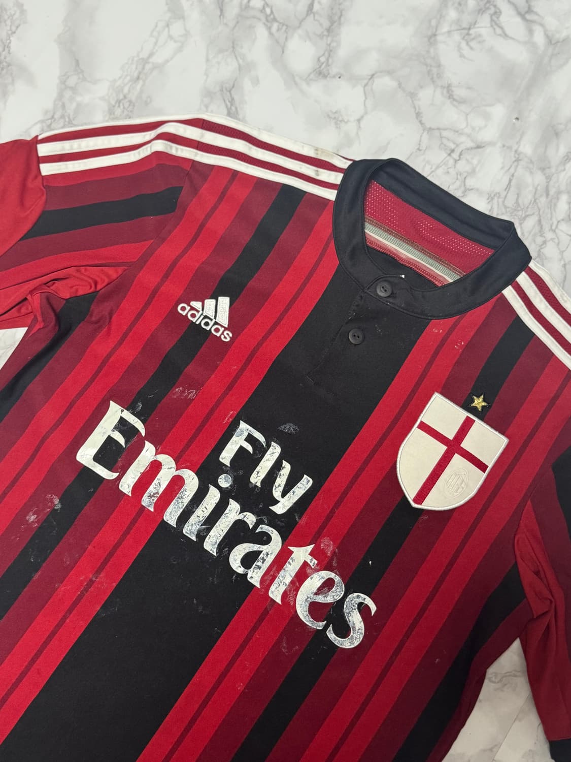 아디다스 ac밀란 홈 14-15 축구 유니폼 반팔 상품이미지3