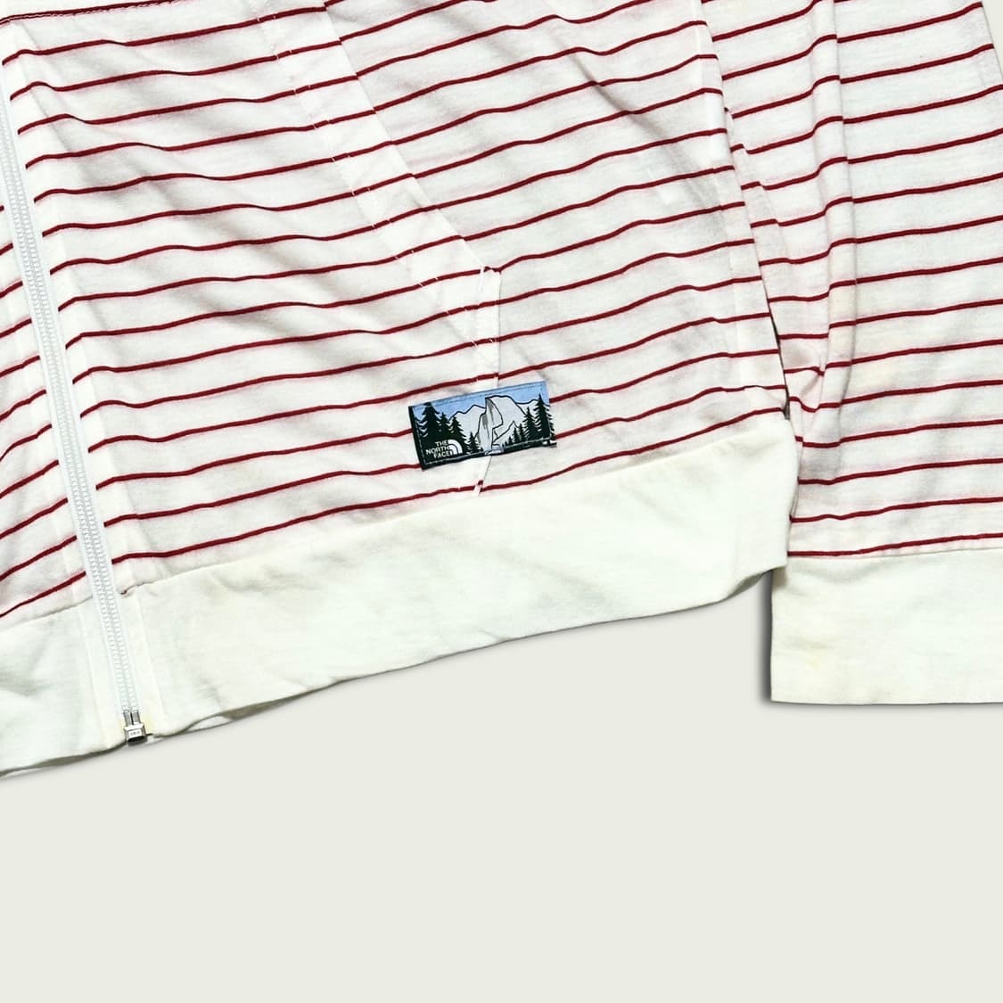 화이트라벨 핀 스트라이프 후드집업 상품이미지4