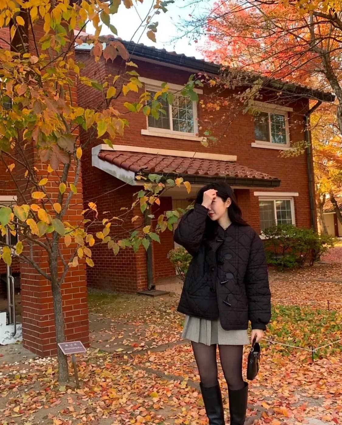 마이빈 퀄팅 패딩 블랙 상품이미지3