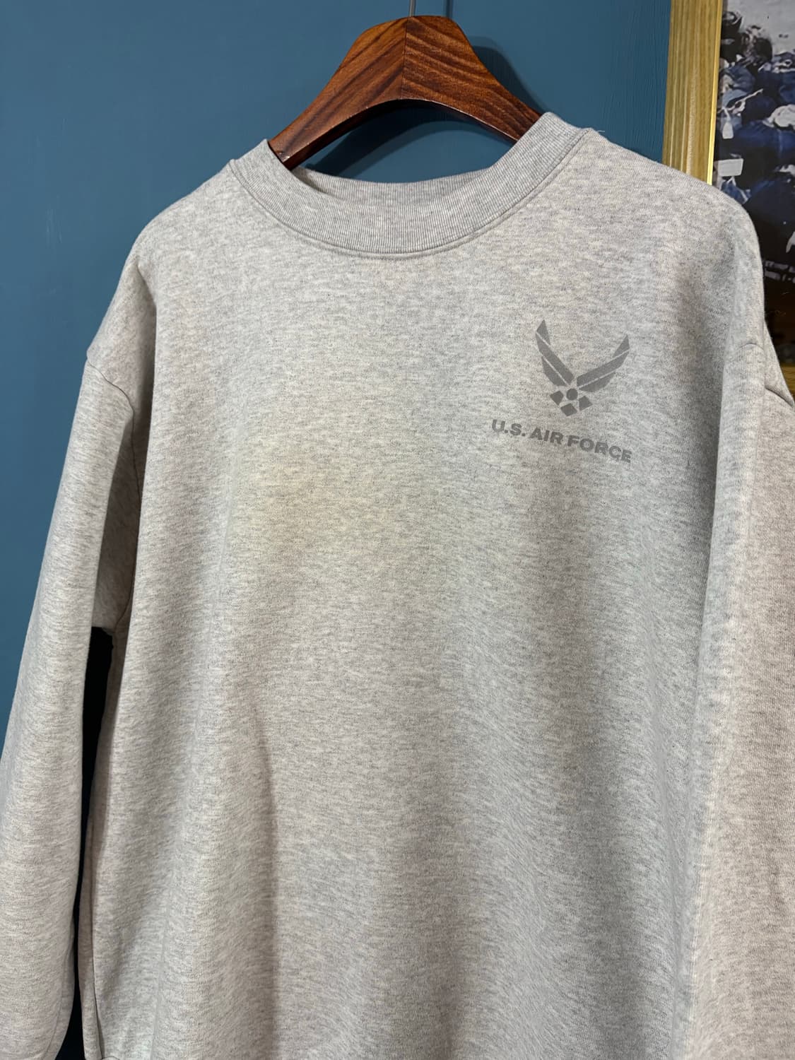 90's vtg U.S Airforce Sweatshirt. 상품이미지3