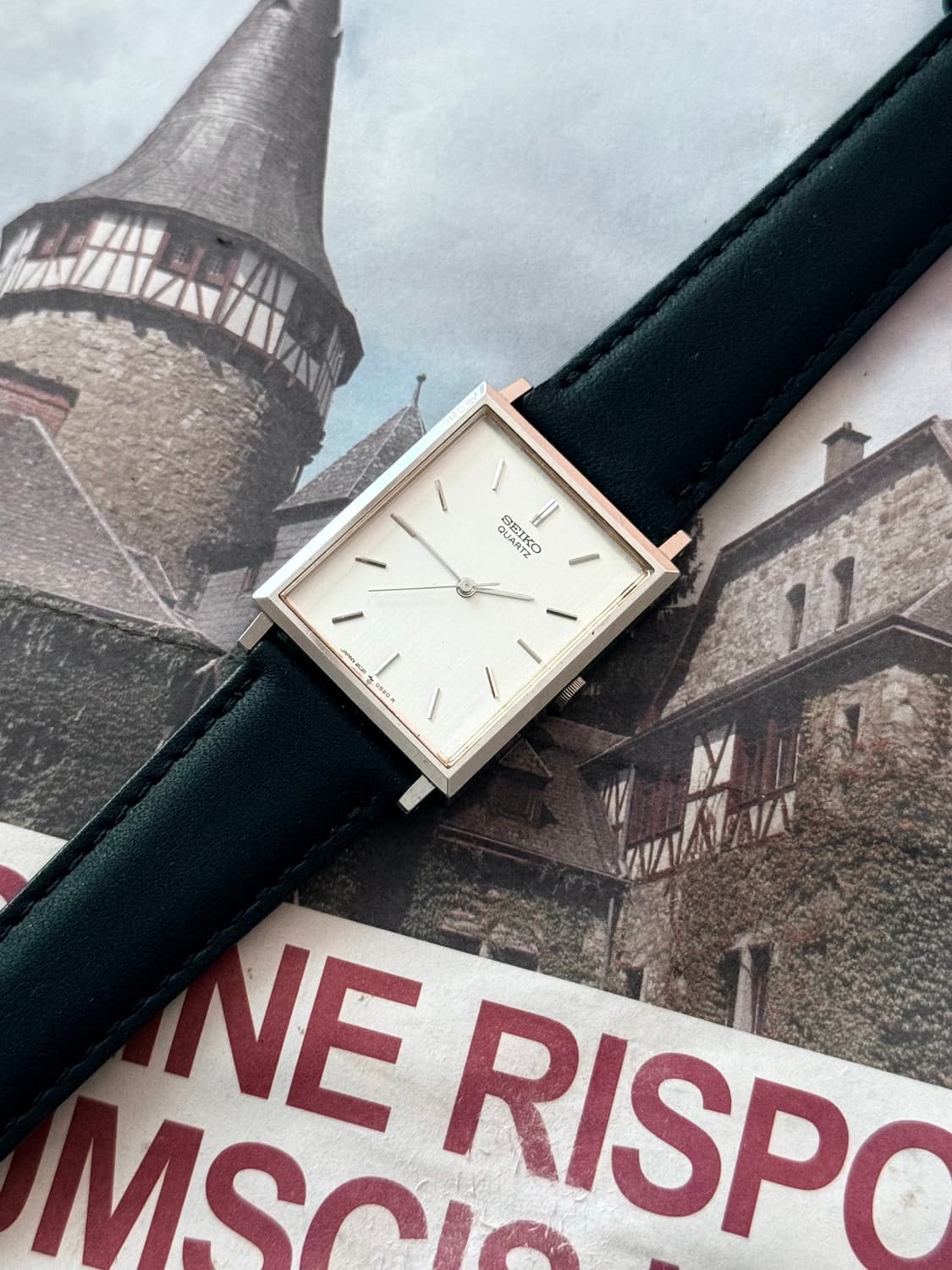 세이코 Seiko 쿼츠 스퀘어 탱크 상품이미지1