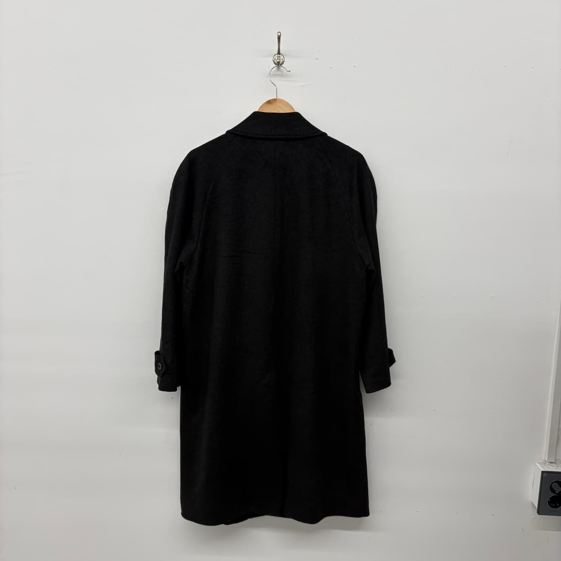 빈티지 캐시미어 100% 싱글 롱 코트 남/M 상품이미지4