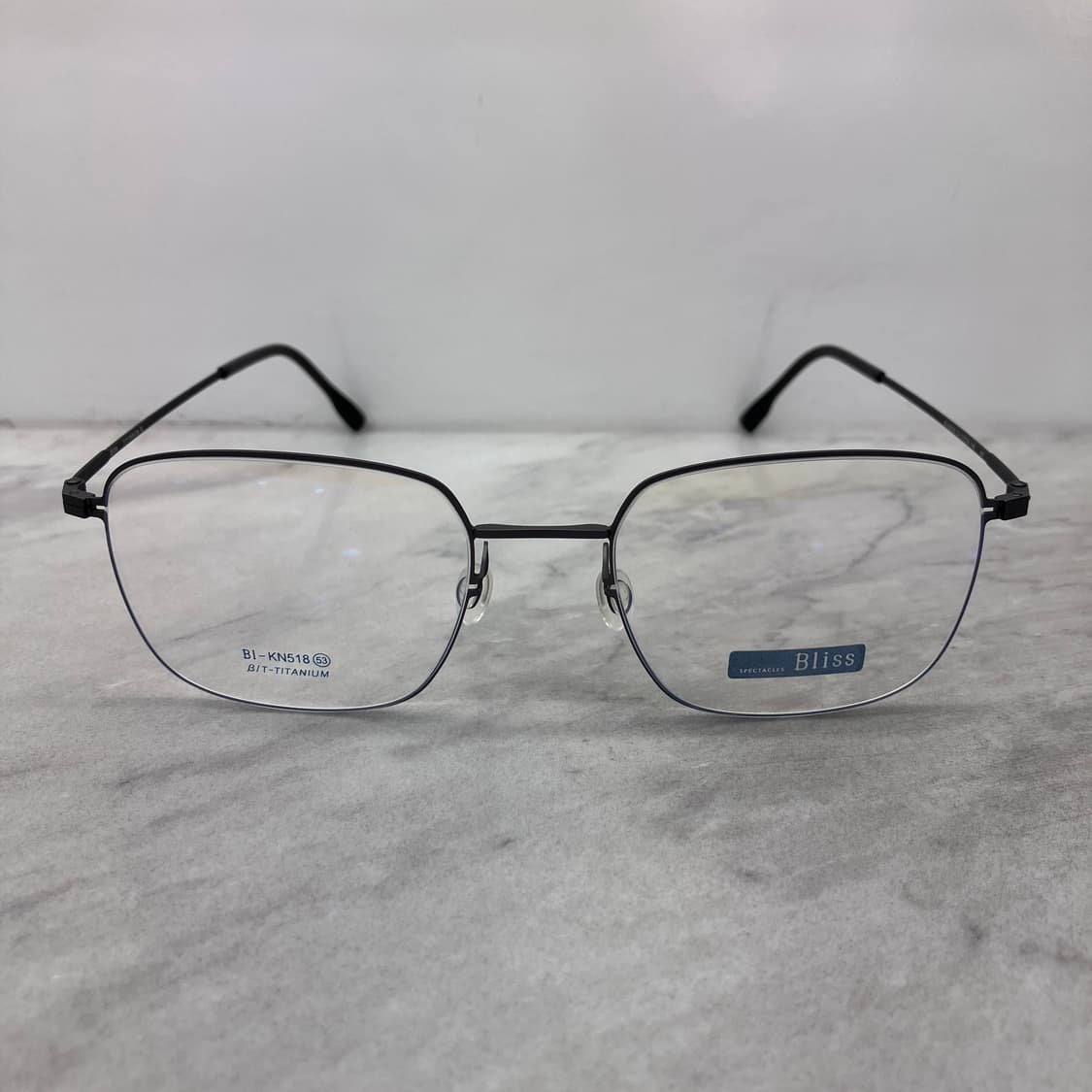 B94 블리스 Bliss 매트 브론즈 스퀘어 역산각 건메탈 안경 상품이미지6