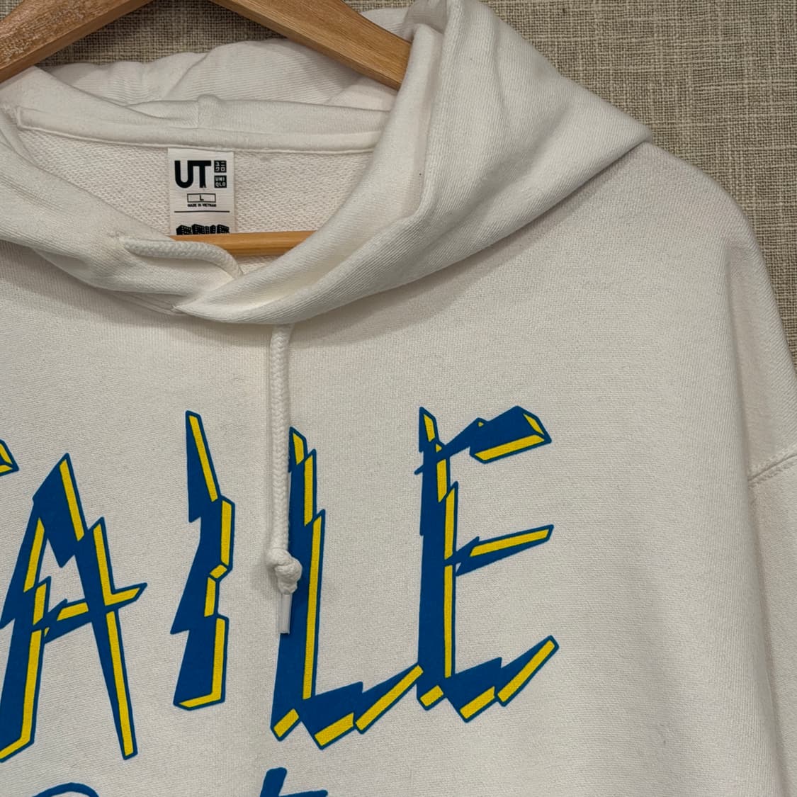 유니클로 UT FAILE 후드티 L 화이트 상품이미지4