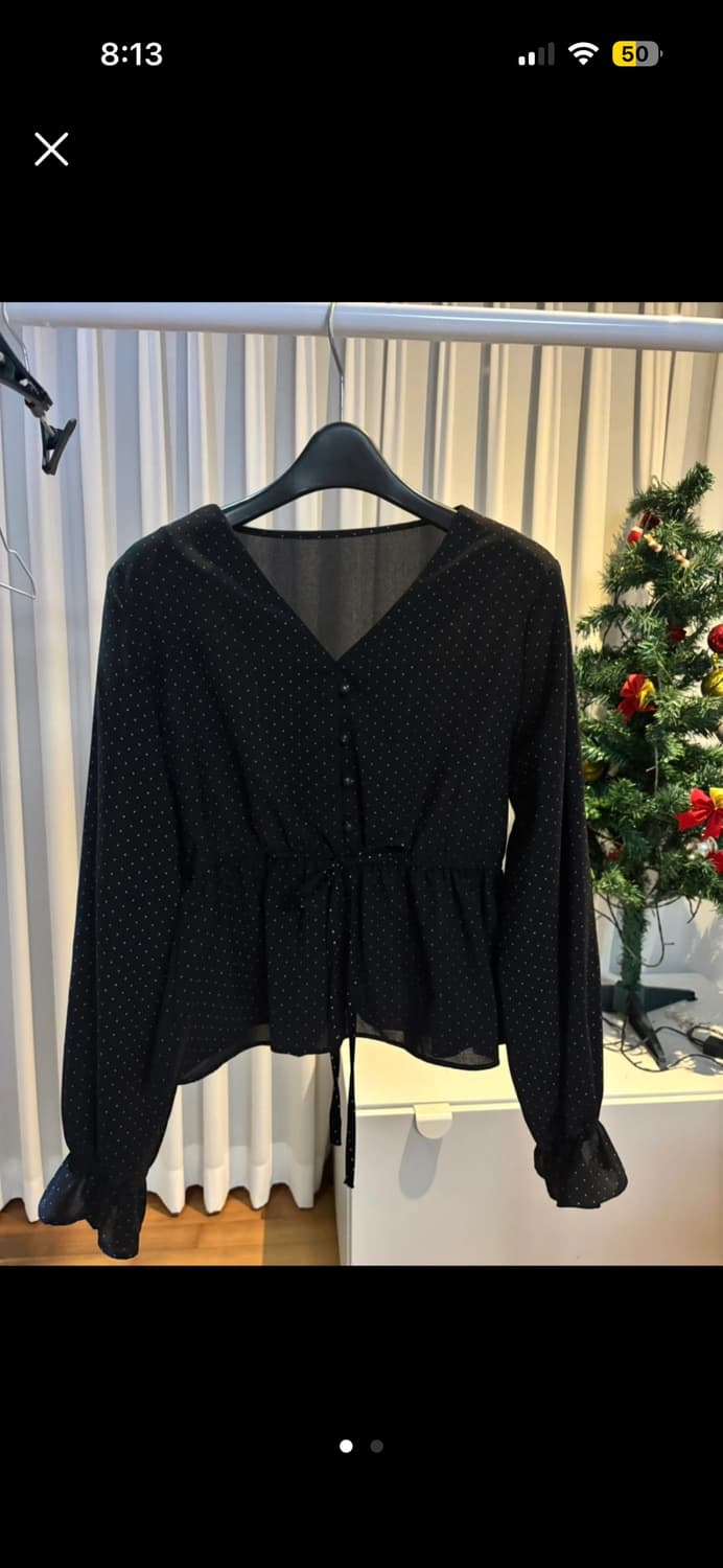 도트 블라우스 상품이미지1