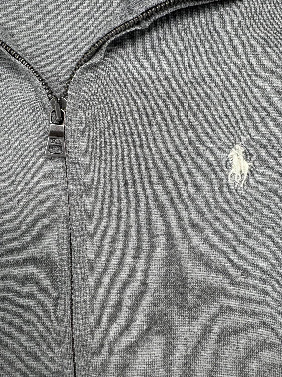 폴로 랄프로렌 그레이 집업 가디건 상품이미지5