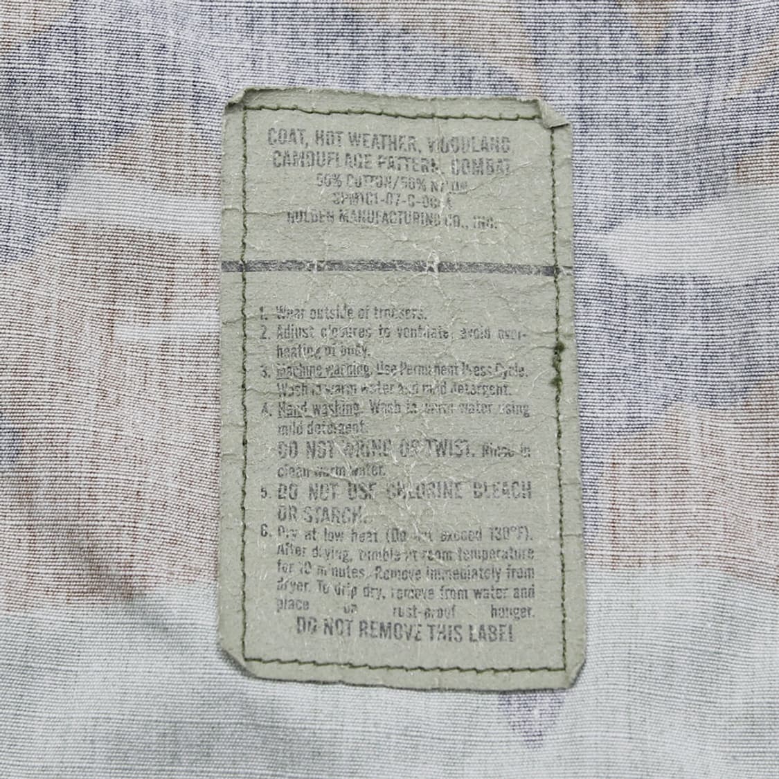 (착용컷) U.S.ARMY B.D.U. 립스탑 카모 퍼티그 자켓 M 상품이미지9
