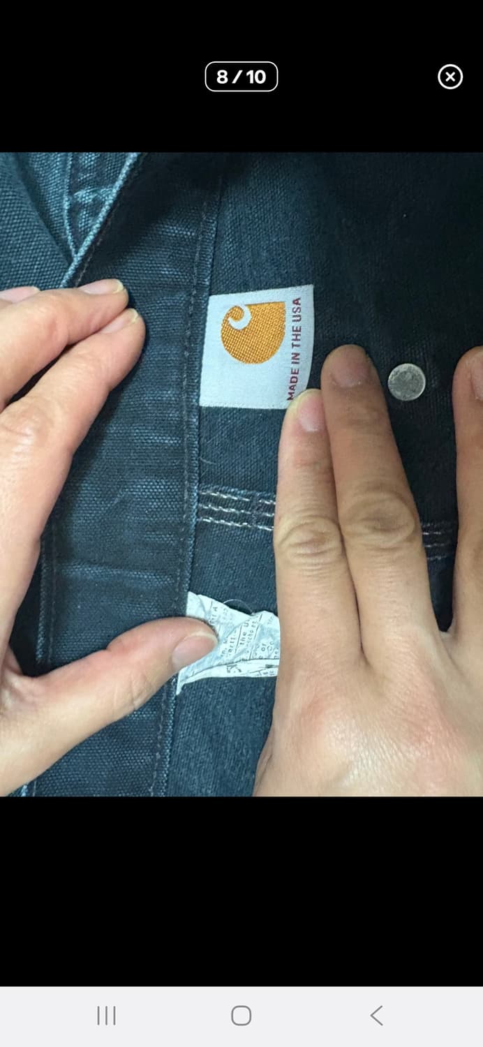 칼하트 빈티지 더블니 워크팬츠 30×32 상품이미지8