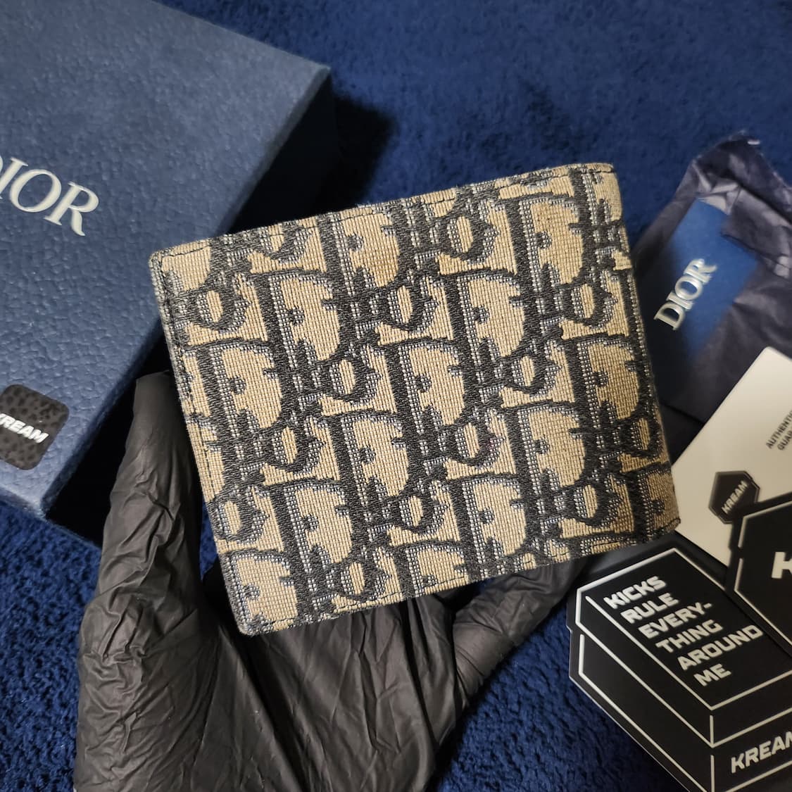 [크림판]디올 오블리크 반지갑 베이지 상품이미지3