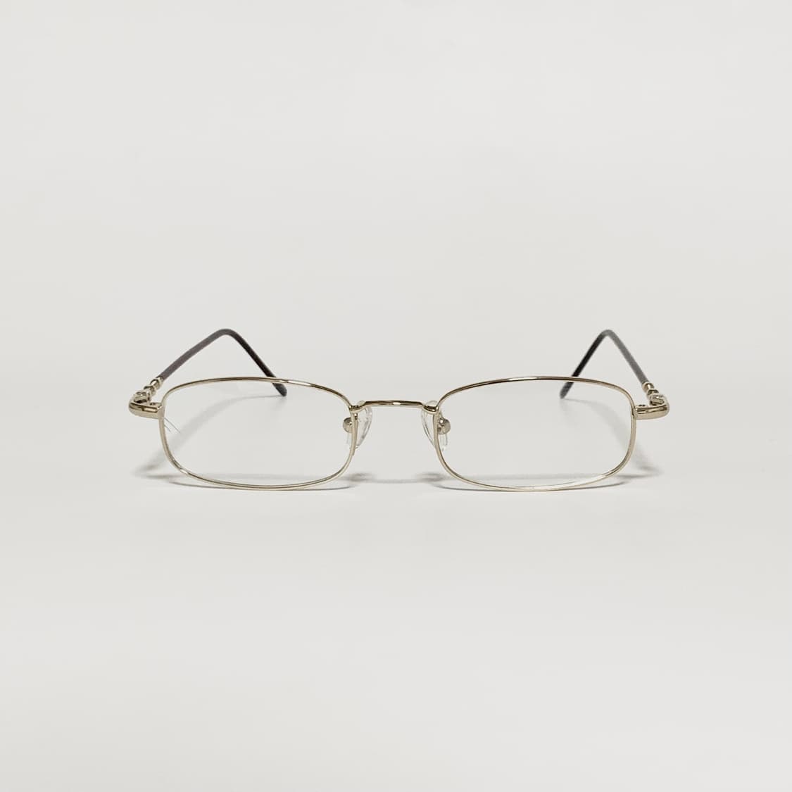 992 데드스탁 빈티지 안경테 슬림 풀메탈 골드 직사각형 남녀공용 픽키 상품이미지1
