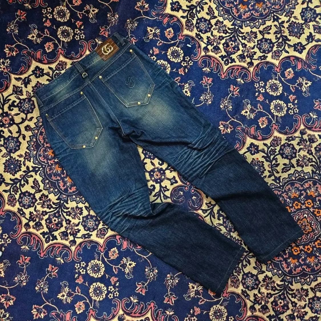 그레이트 게츠비(GREAT GATSBY) GG 패치 자수 데님팬츠 상품이미지2