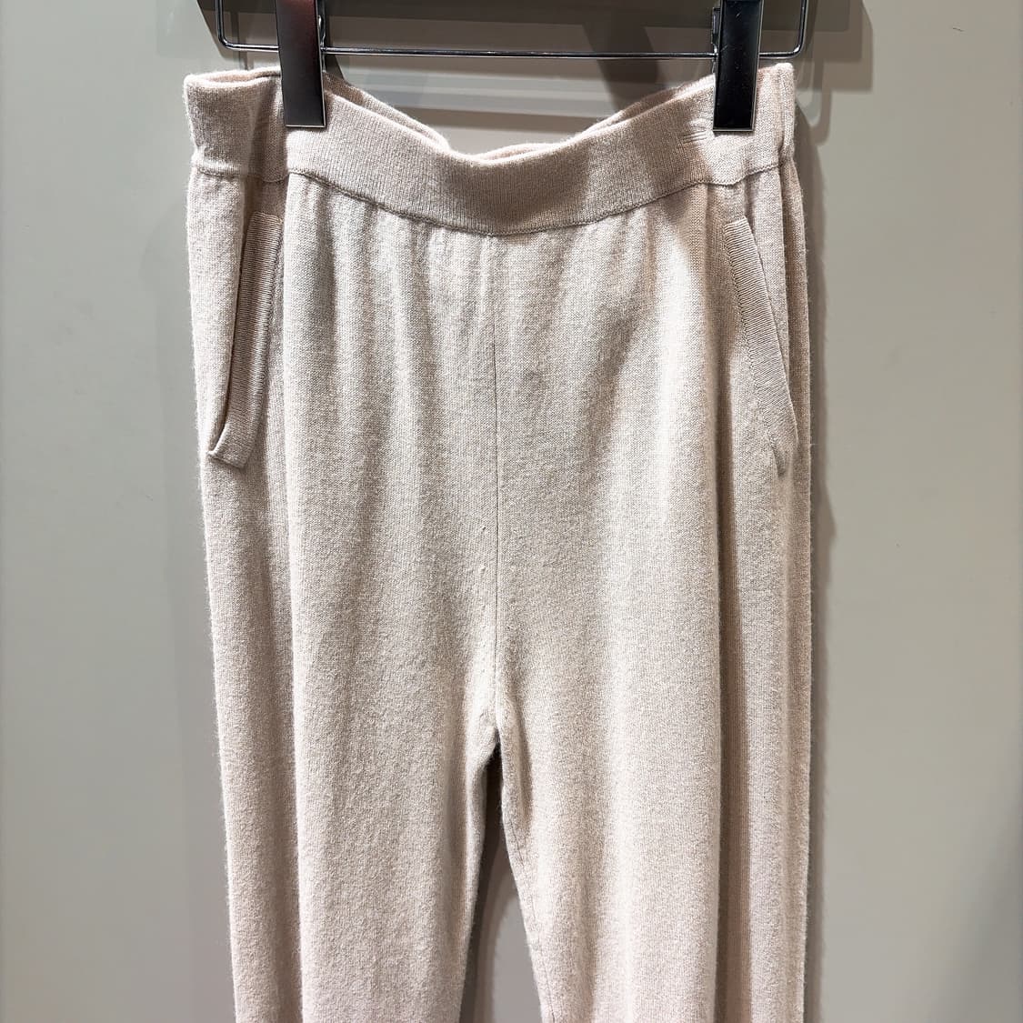 (정품/새상품) Allude 얼루드 여성 크림 캐시미어100% 니트 팬츠 상품이미지2