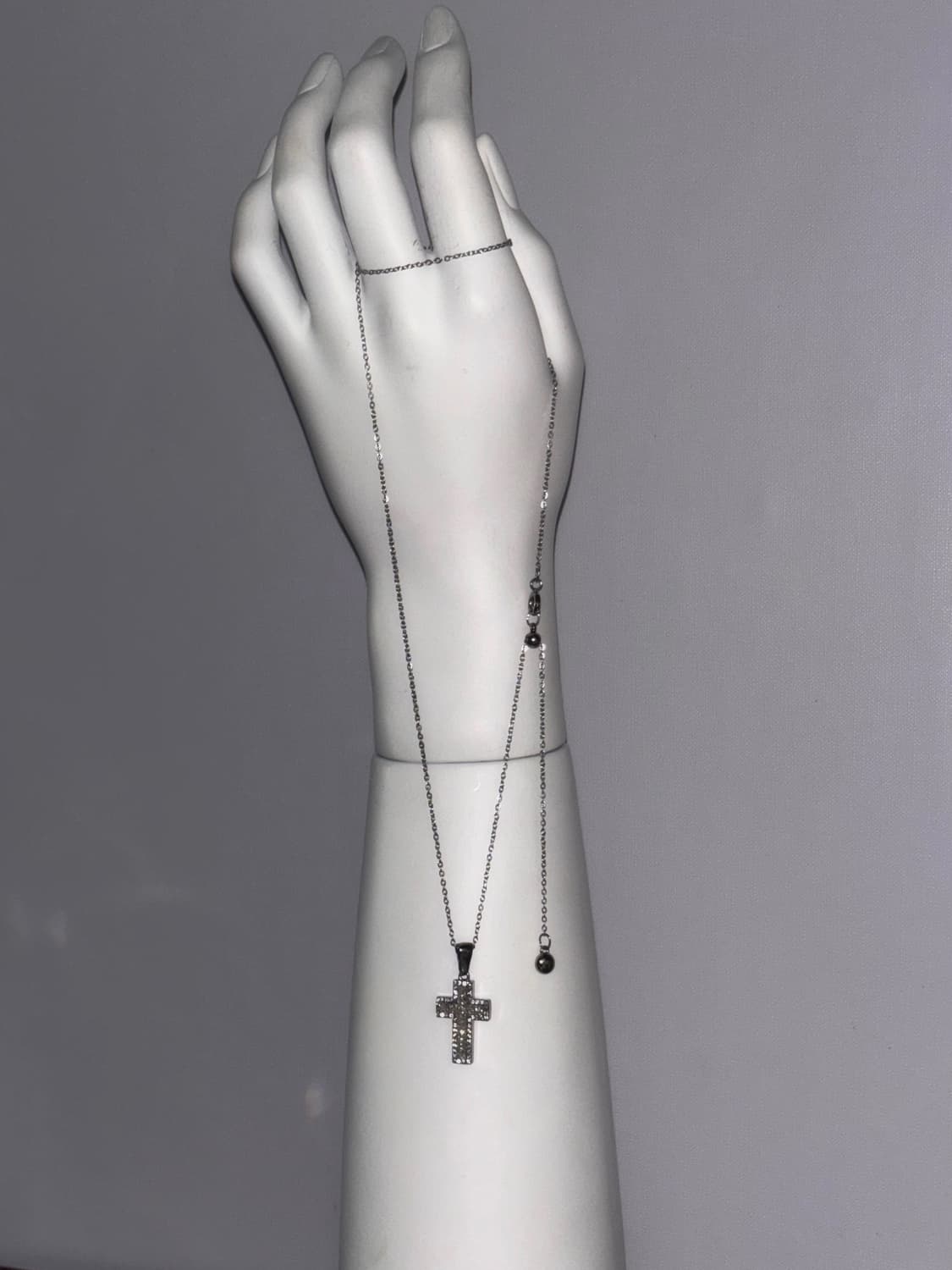 Cubic Cross necklace 상품이미지1