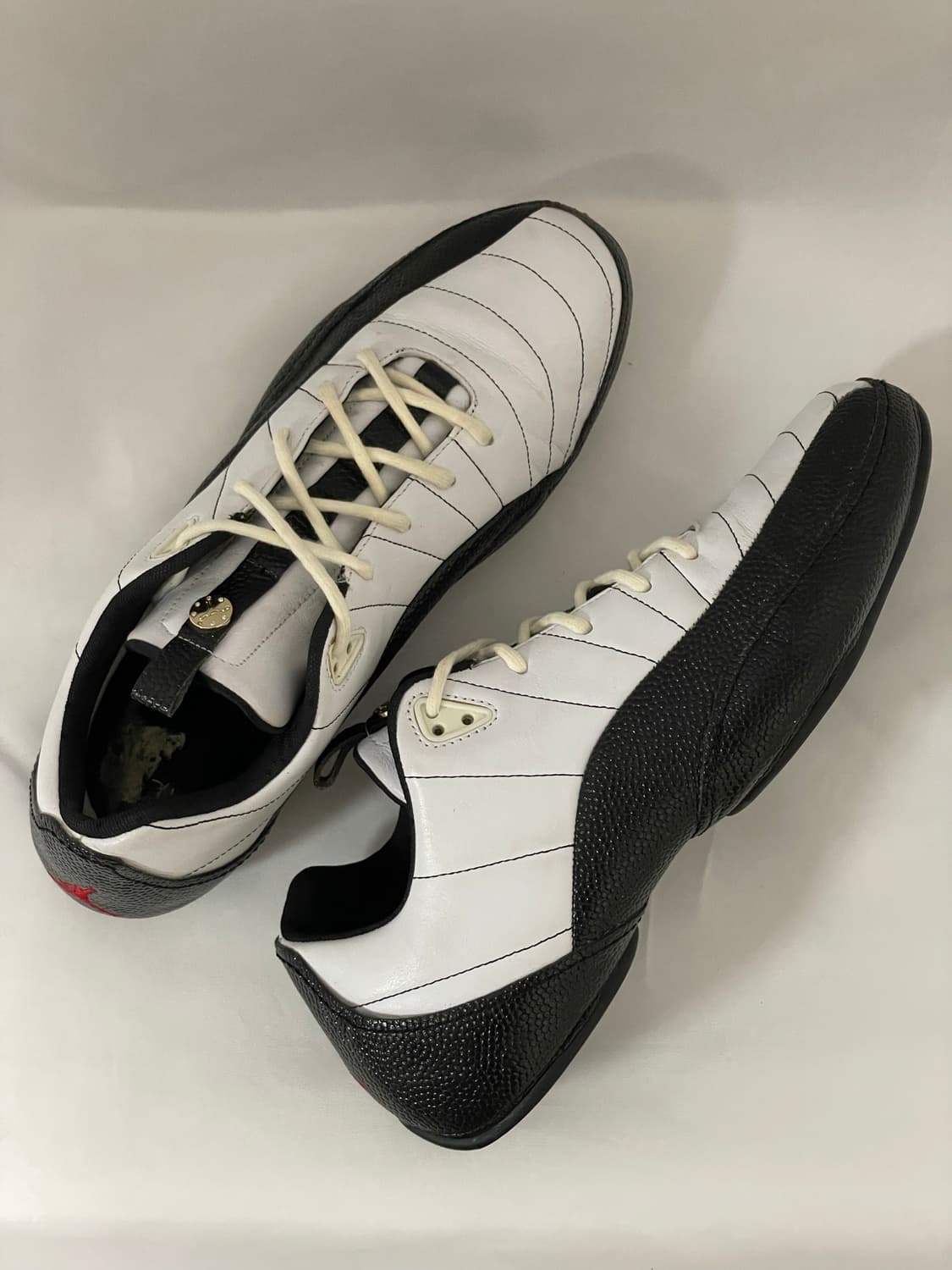 (250) 나이키 에어 조던 12 프리마 트레이너 블랙 화이트 신발 상품이미지6