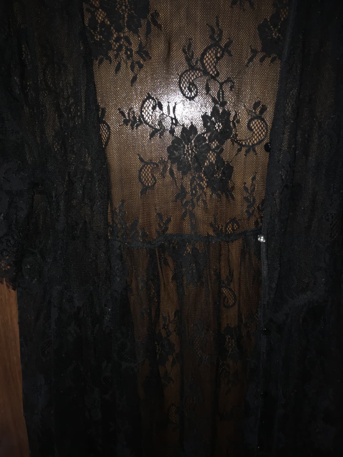 빈티지 레이스 시스루 롱 가디건 상품이미지2