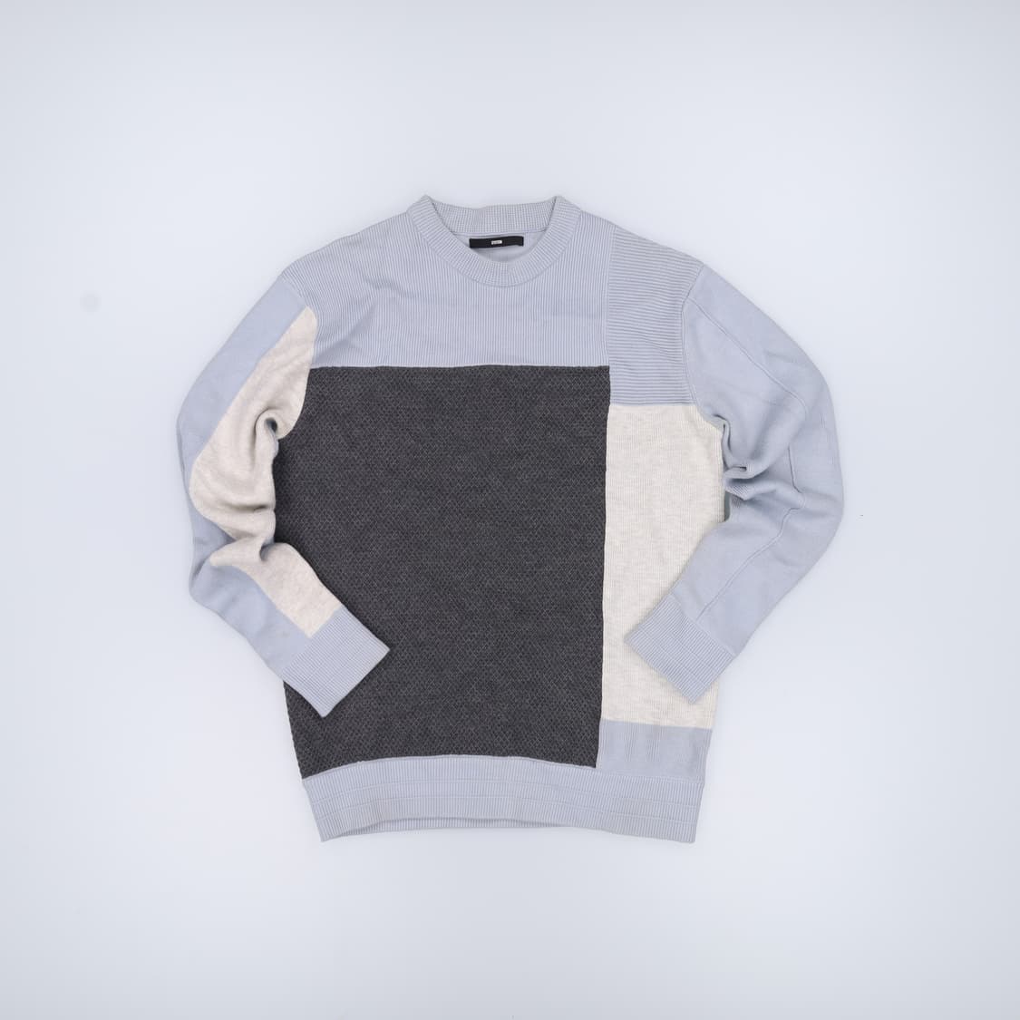 95 한섬시스템 배색 니트 0330H1 상품이미지1