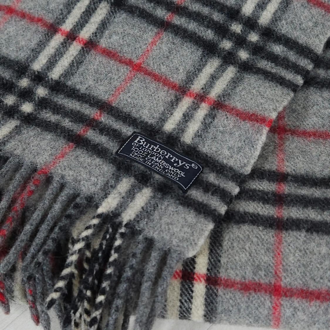 Burberry 버버리 램스울 체크 머플러 목도리 상품이미지3