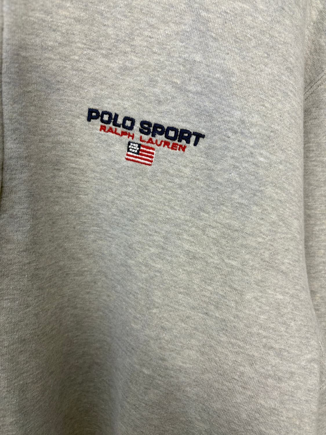 폴로스포츠 그레이 하프집업 스웻셔츠 A3365 상품이미지5