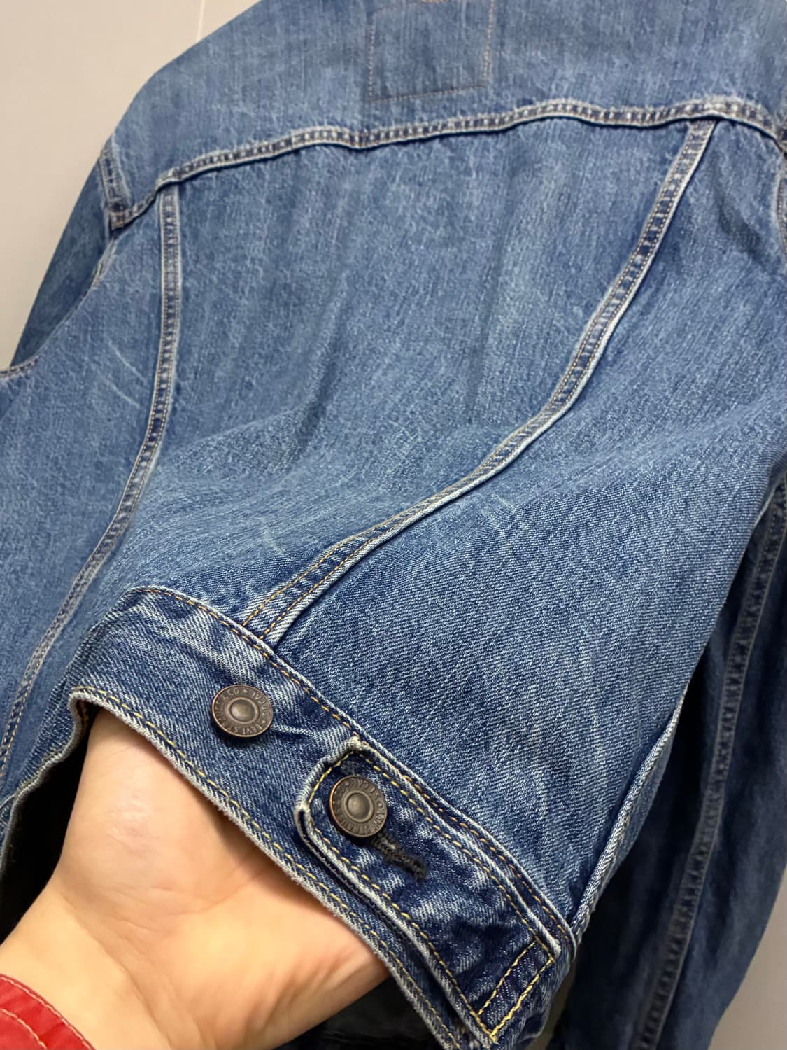 (L)리바이스 3세대 72334 중청 데님 트러커자켓 데님자켓 청자켓 상품이미지9