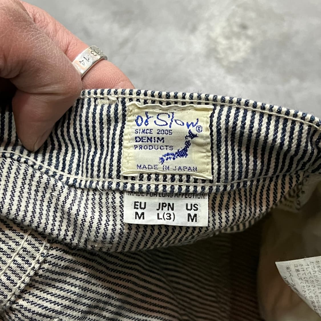  오어슬로우 스트라이프 팬츠 y15286 상품이미지5