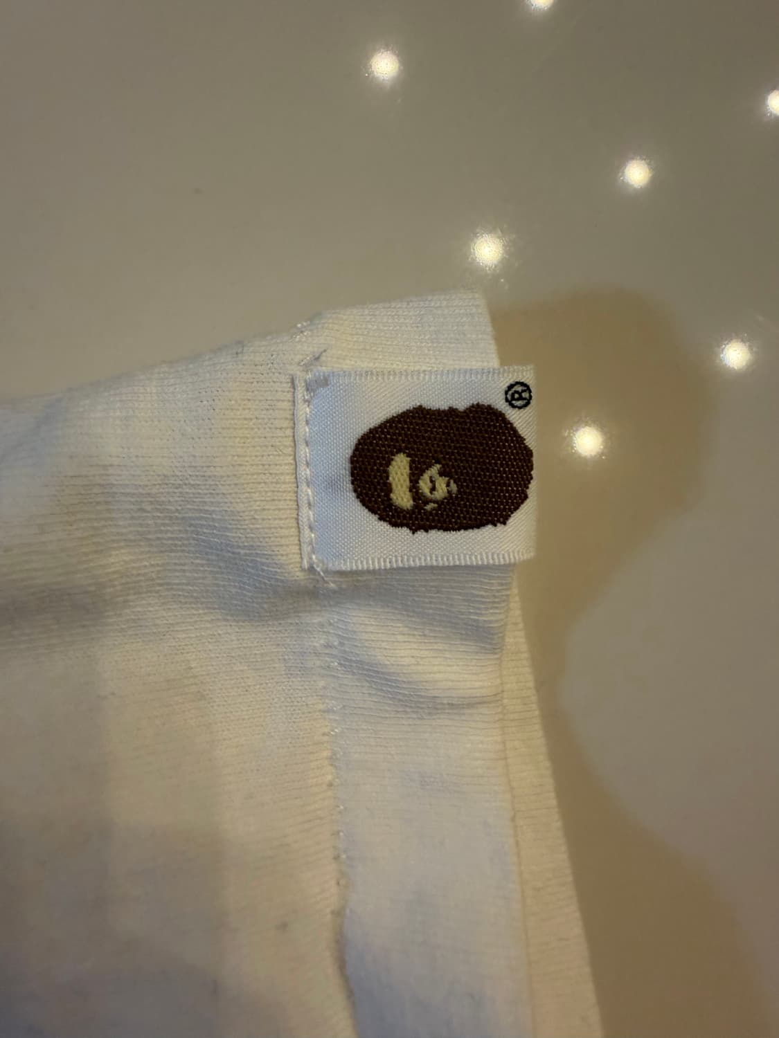 베이프 카모 빅 로고 반팔 L 상품이미지4