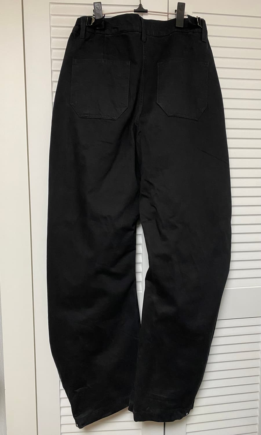 아르반 리프 커브드 팬츠 트리플 블랙 상품이미지3