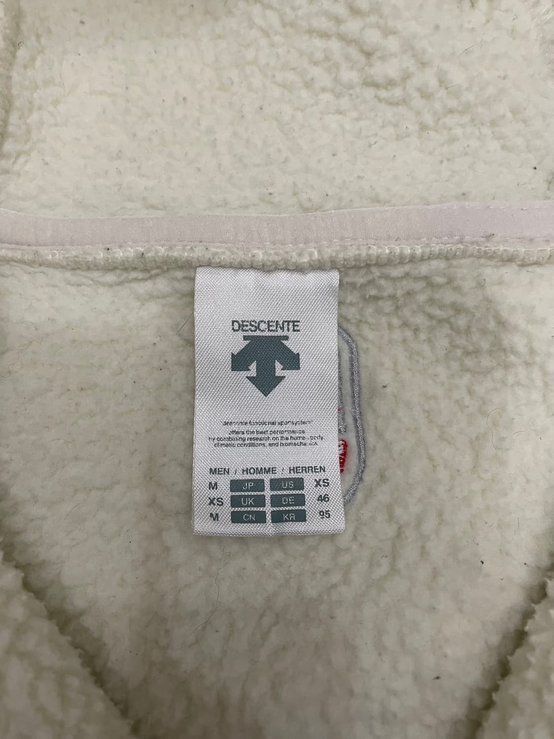 (유일매물) 데상트 캐나다 스키크로스 후리스 플리스 자켓 상품이미지6