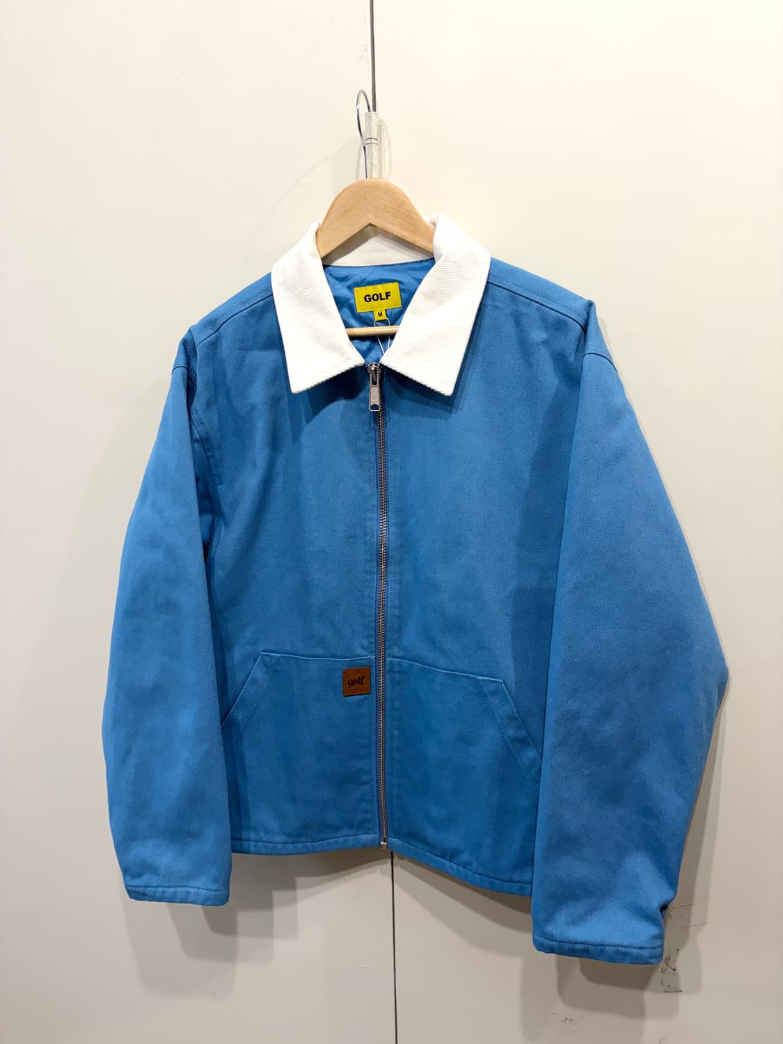 23FW 골프왕 콘트라스트 스티치 워크 자켓 상품이미지3