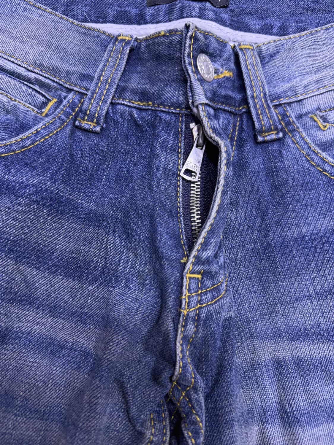 돌체앤가바나 빈티지 주름 워싱 스트레이트핏 데님팬츠 46 상품이미지5