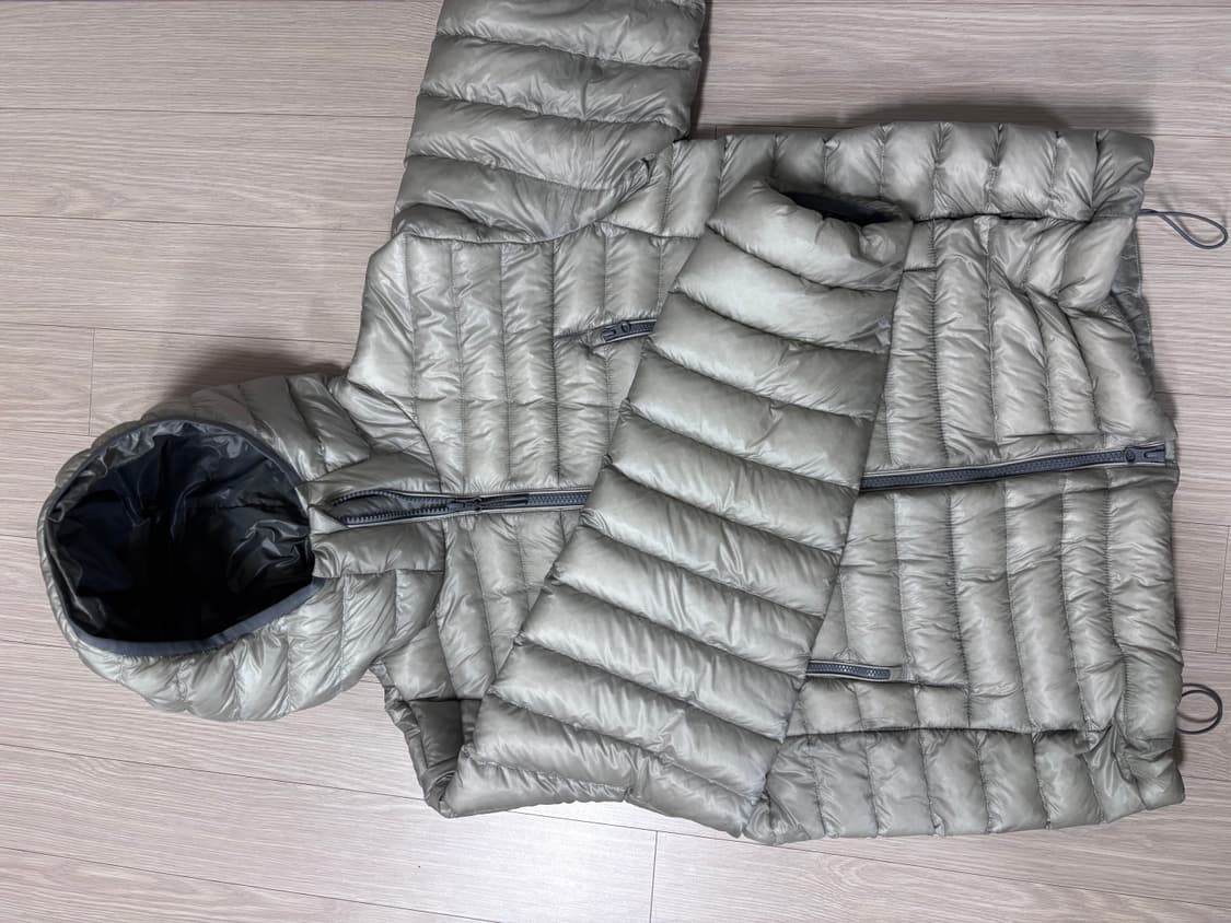 무탠다드 시티레저 경량패딩 라이트그레이 L 상품이미지2