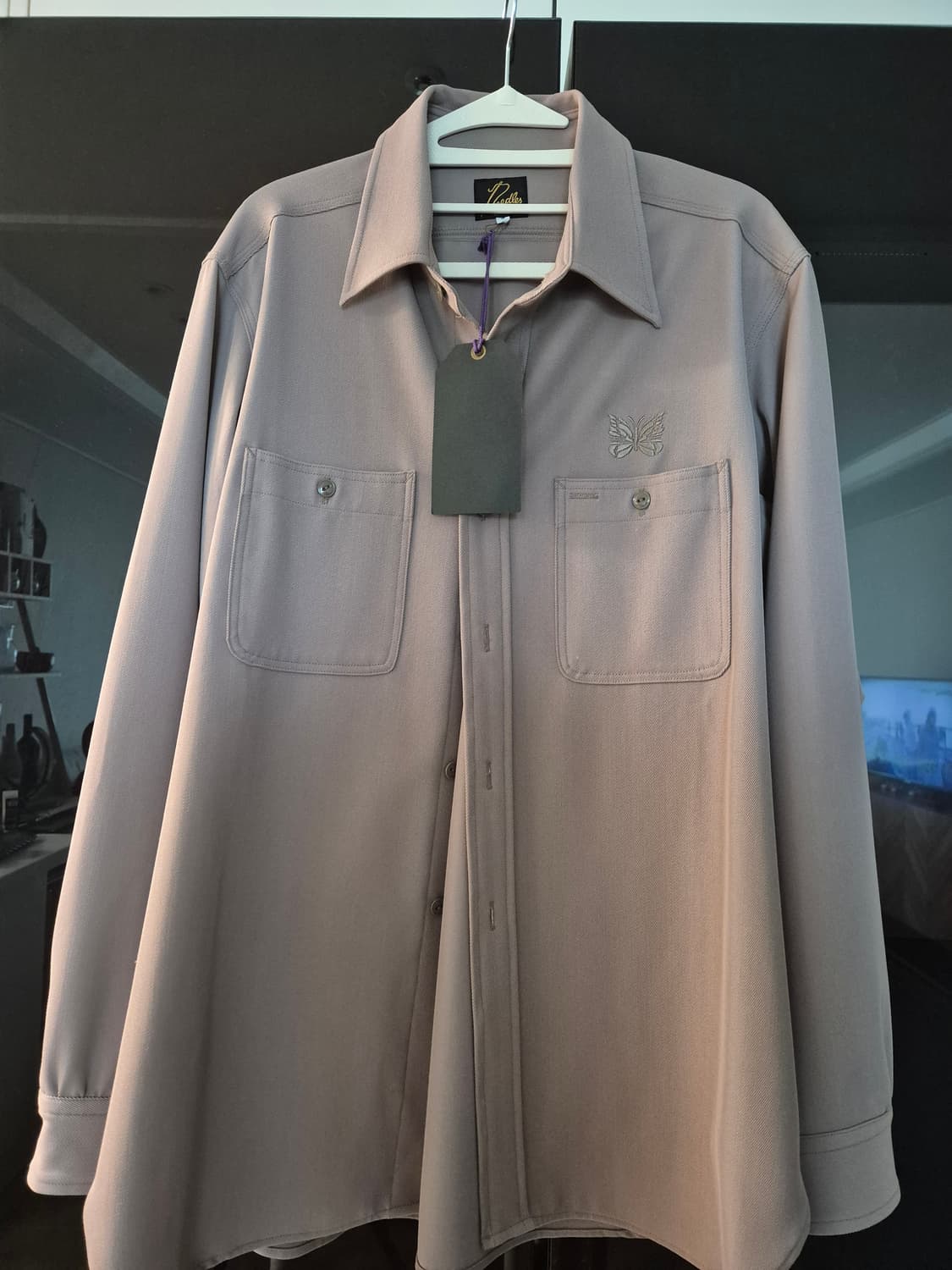 니들스 나비패치 남성셔츠 (S) 상품이미지3