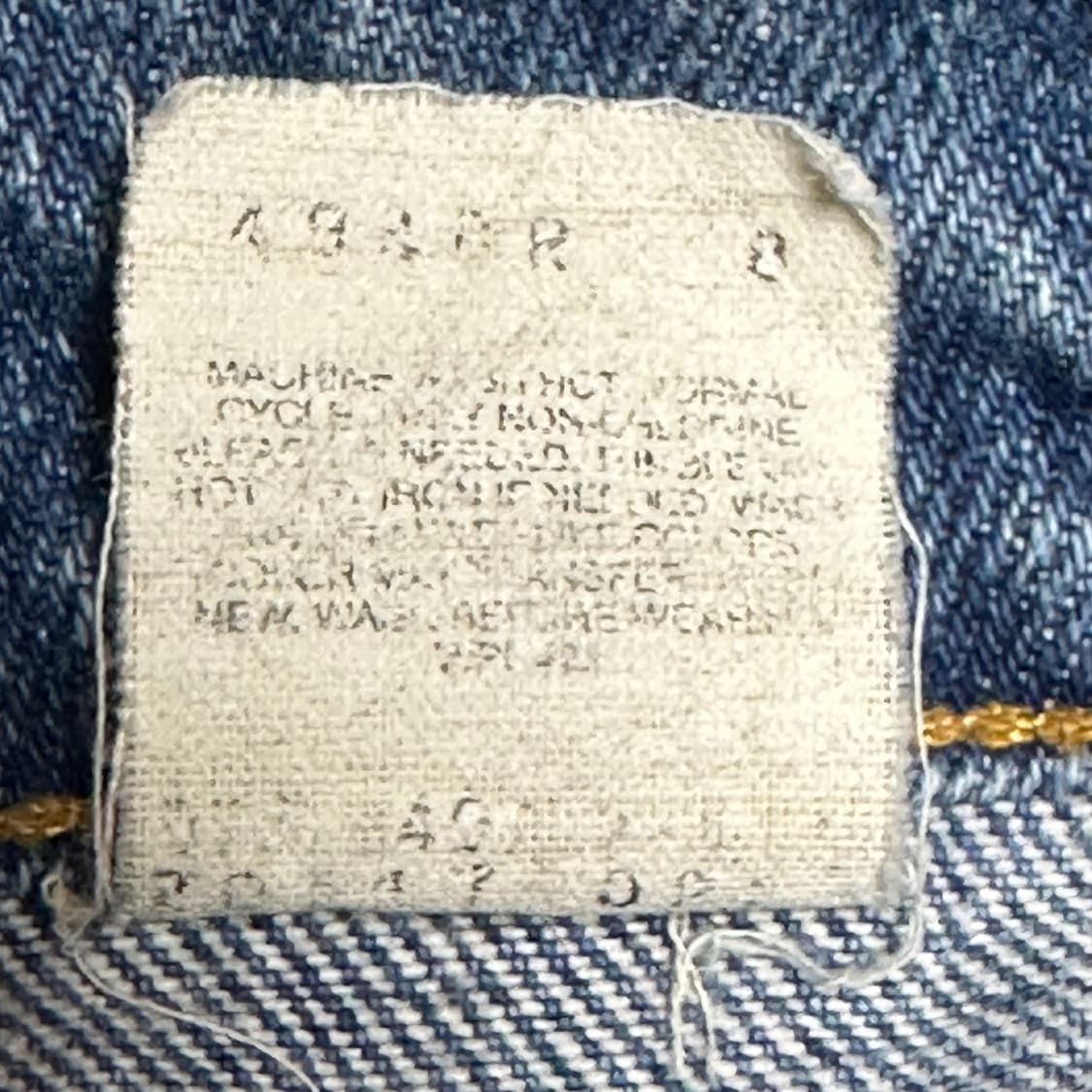 빈티지 90s 리바이스 517 USA 오렌지탭 진청 38 상품이미지5