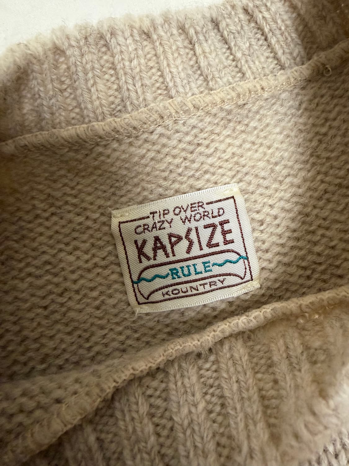 캐피탈 니트 조끼 상품이미지4