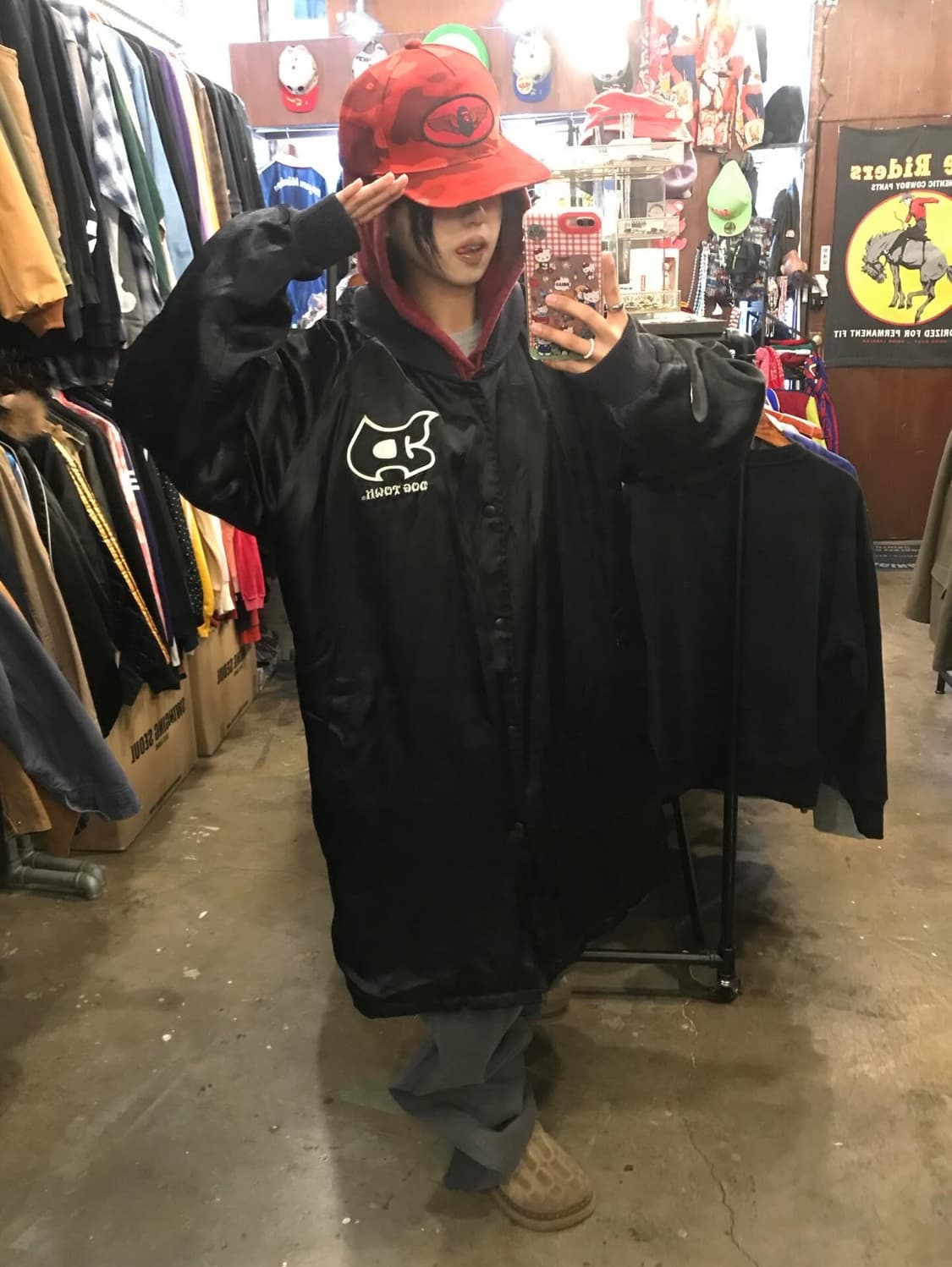 Dog Town Embroidery Patch Satin Long Jk 상품이미지5