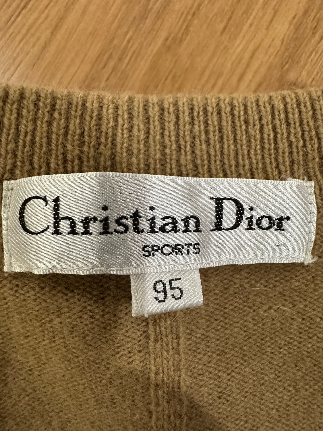 90's 크리스찬 디올 스포츠 CD 니트 가디건 상품이미지5
