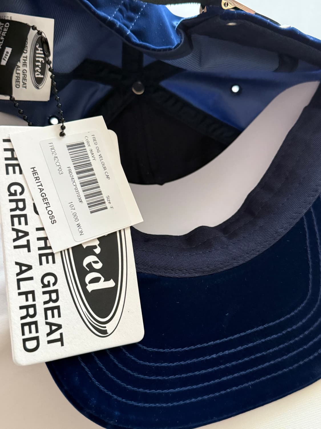 헤리티지 플로스 알프레드 캡 새상품 상품이미지3