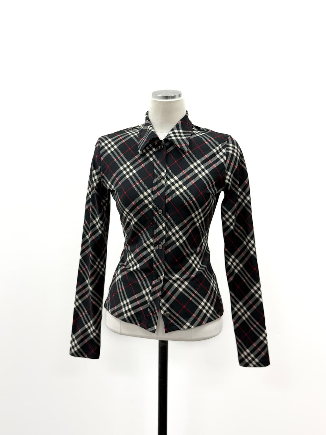 버버리 블루라벨 체크 셔츠 상품이미지1